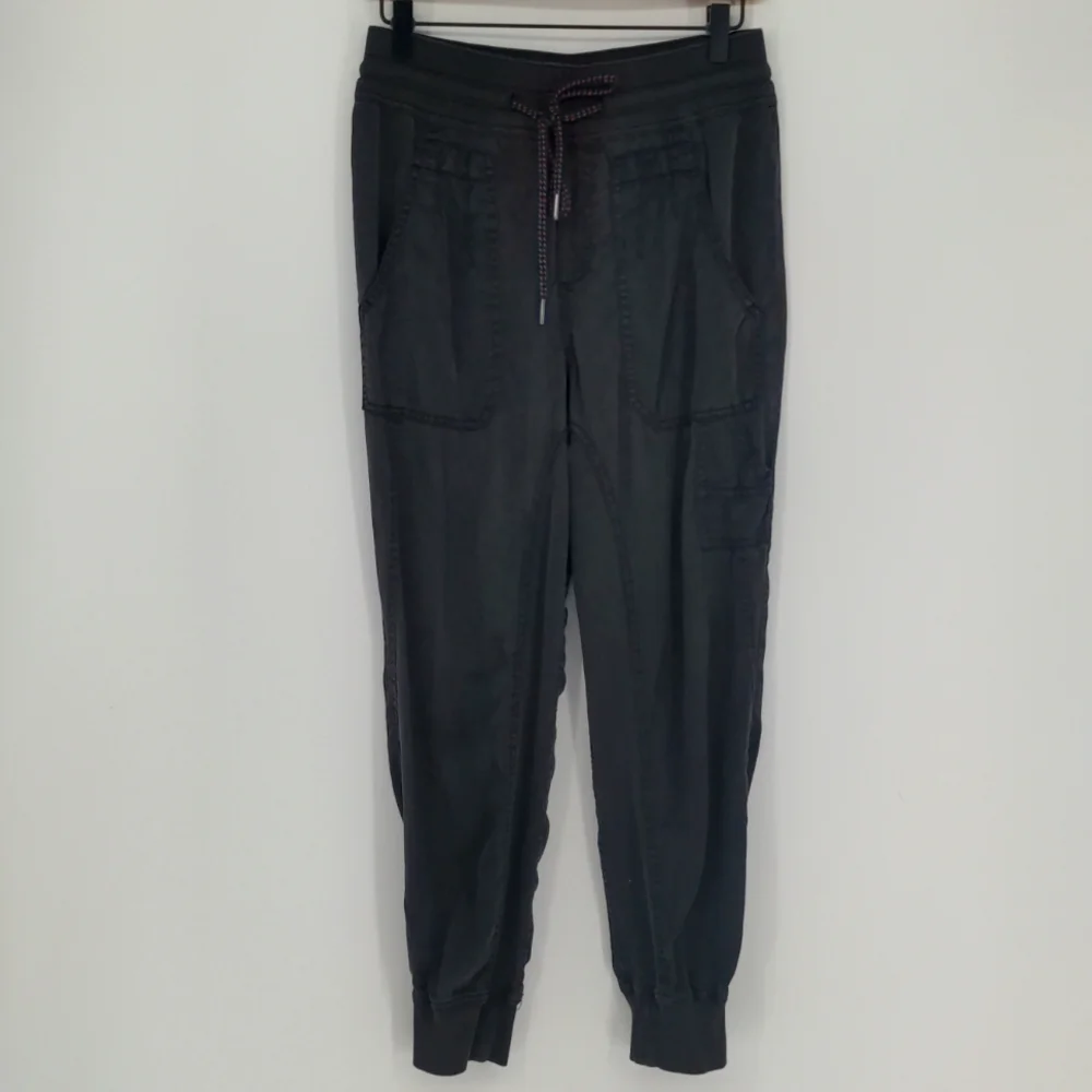 Anthropologie Women's The Nomad High Rise Jogger Size Extra Small Charcoal Boho - Picture 1 of 15